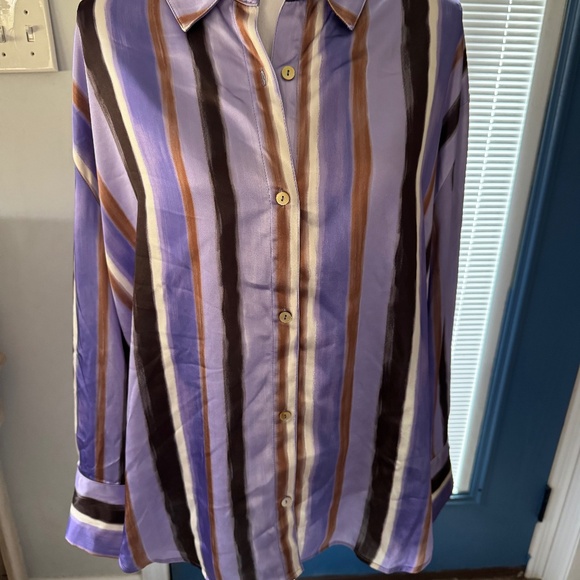 Wynn Layers Satin Shirt - Picture 1 of 3